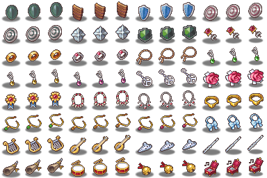 Equipment Icons 4 Floating